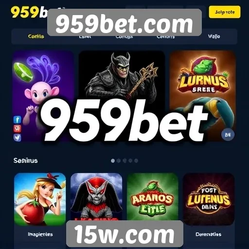Plataformas de jogos disponíveis no 959bet